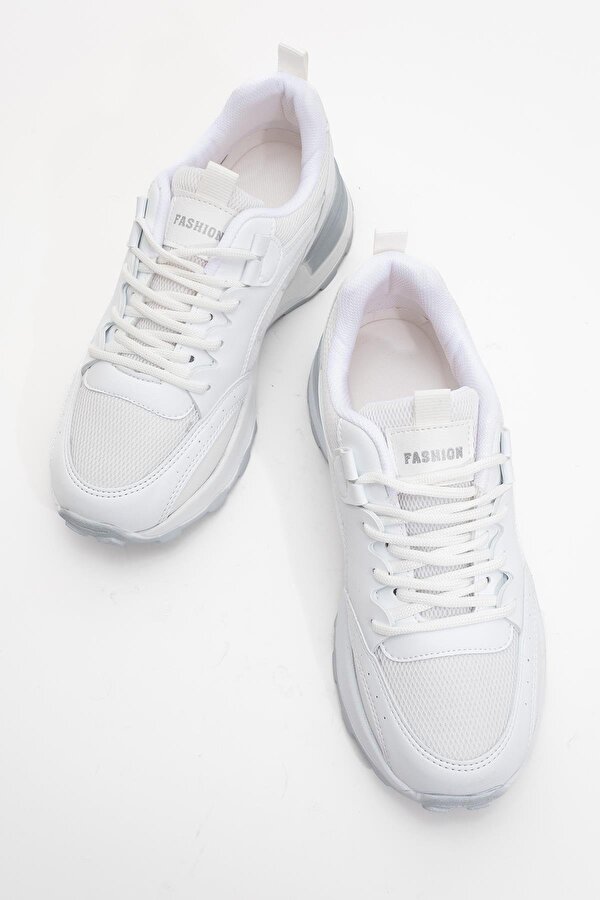 Kadın Spor Ayakkabı BEYAZ GRİ
