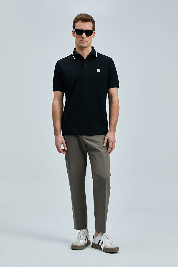 Erkek Echo Smart Polo T-Shirt 111040211 Siyah