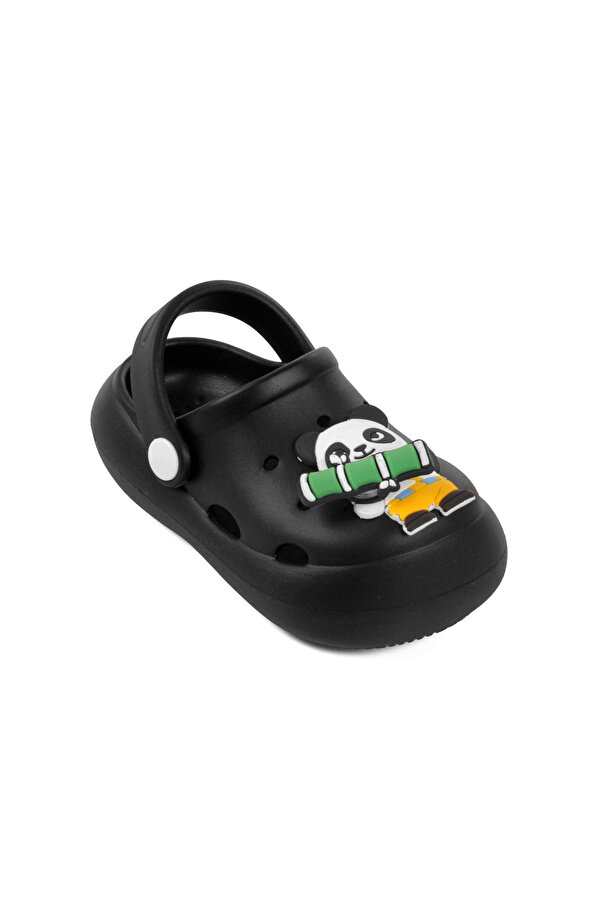 Aspor Siyah Kız Çocuk Sabo Terlik