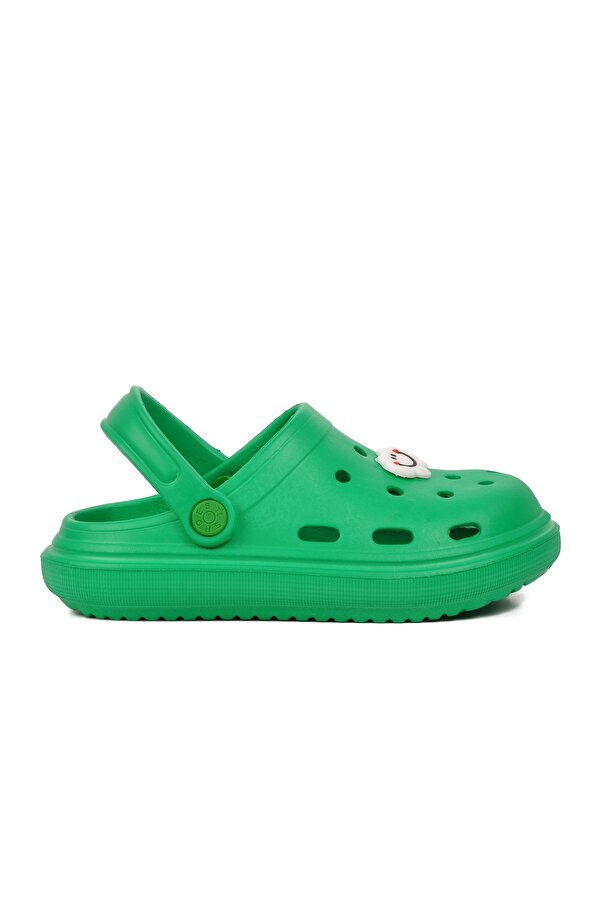 Aspor Yeşil Unisex Sabo Çocuk Terlik