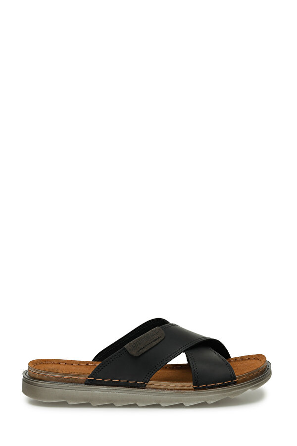 CROSSED BANDS SLIPPER Siyah Erkek Sandalet