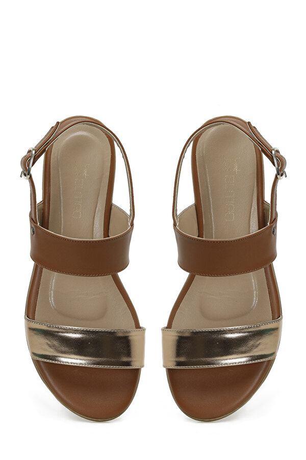 25S-270 5FX Taba Kadın Düz Sandalet