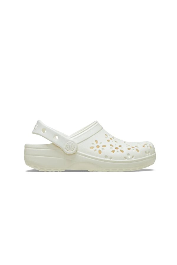 Classic Floral Cut Out Clog Kadın Terlik 210927