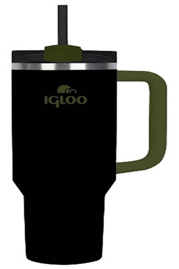 Igloo Stadler Thermo-Mug 1.2 Litre Siyah Haki