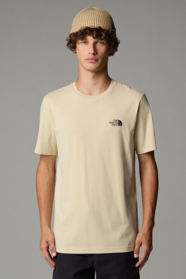 M S/S SIMPLE DOME TEE Bej Erkek Kısa Kol T-Shirt