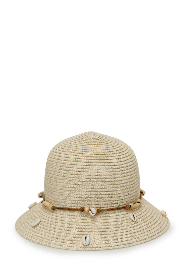 SHELL STRAW-W 5FX Bej Kadın Hasır Şapka