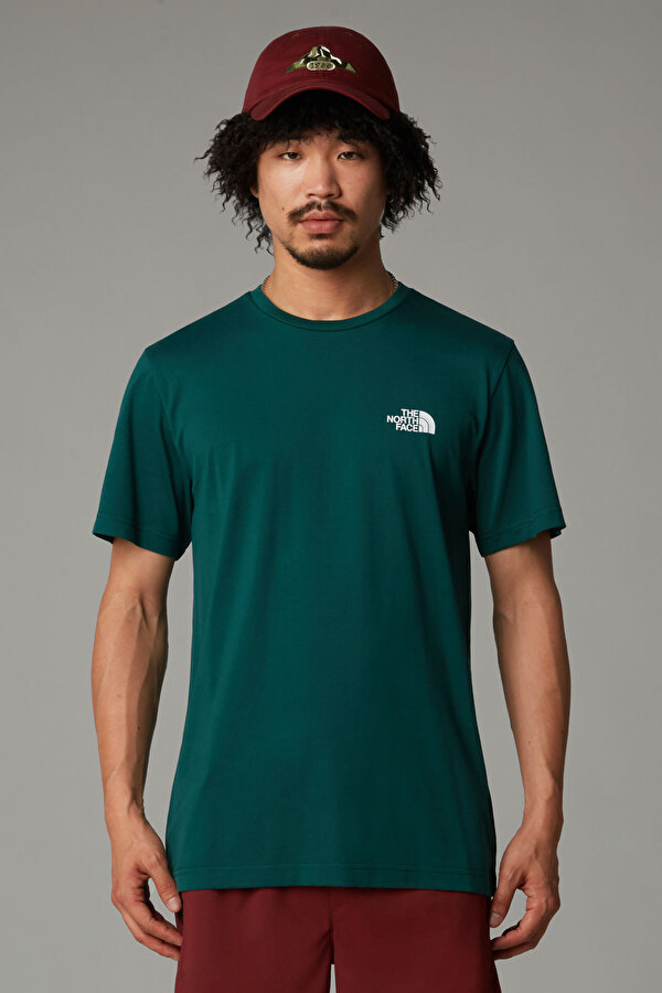 M SS SIMPLE DOME TEE Yeşil Erkek Kısa Kol T-Shirt