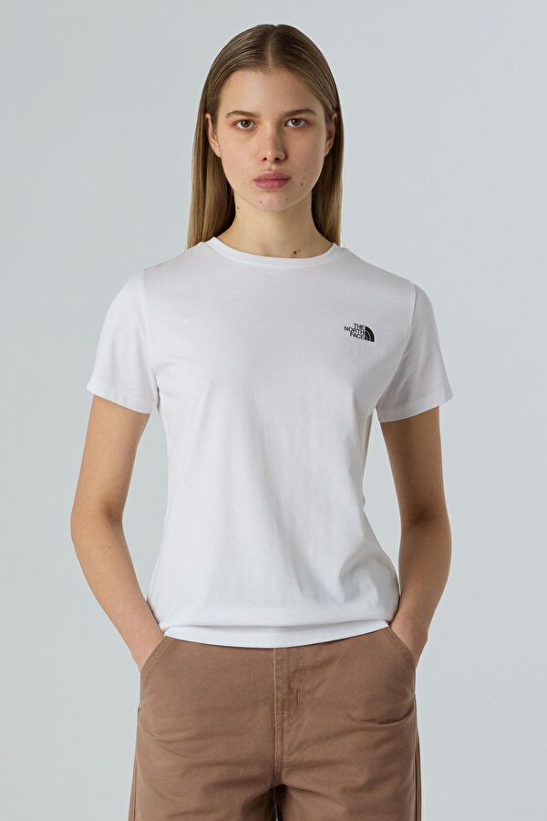 W SS SD SLIM TEE Beyaz Kadın Kısa Kol T-Shirt