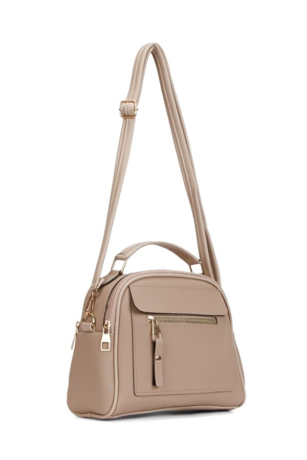 Kadın Günlük Çapraz Askılı Taba ve Vizon El Ve Omuz Çantası 2 Adet