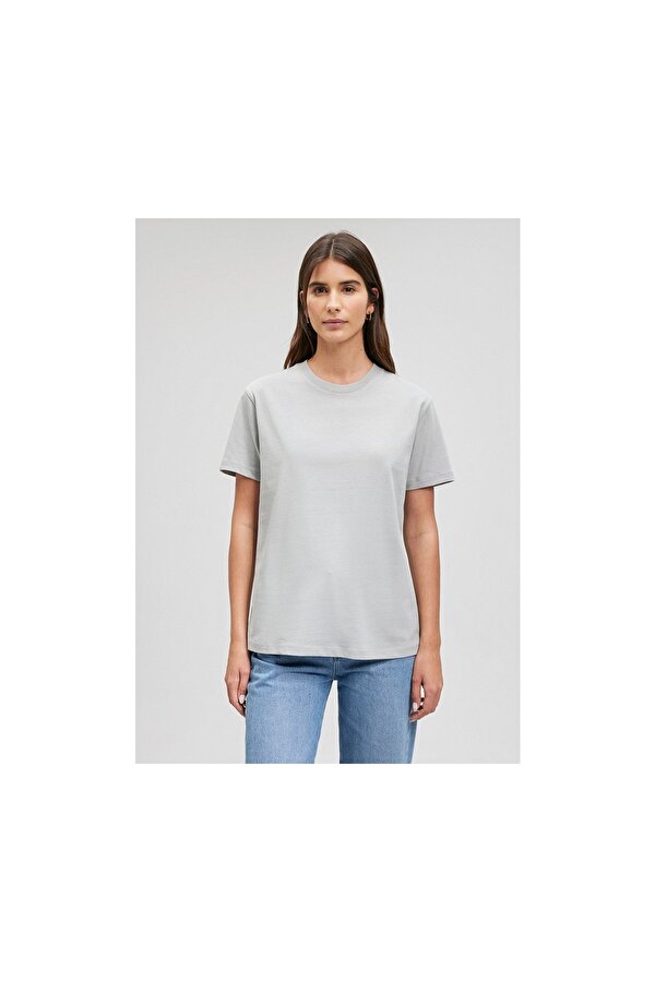 Basic Short Sleeve Tee Açık Gri