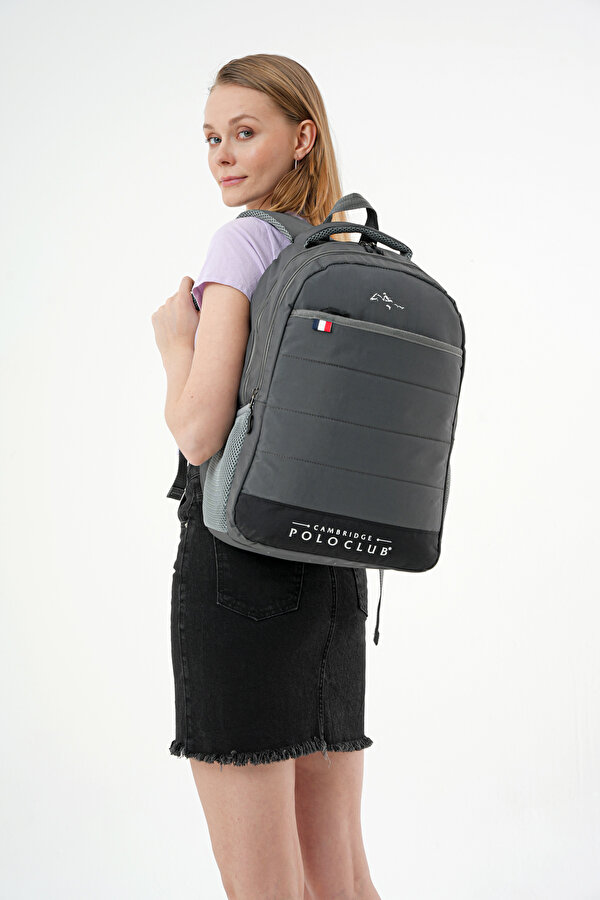 Minimalist Tasarım Unisex Çok Gözlü Sırt Çantası