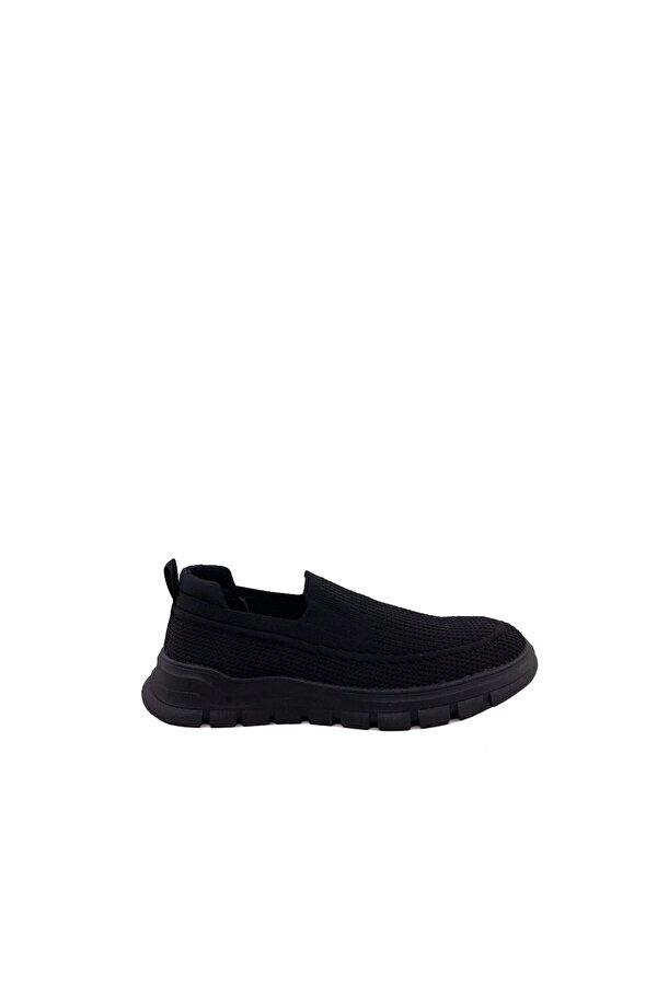25YM Poınt Siyah Bağsız Erkek Sneaker Spor Ayakkabı
