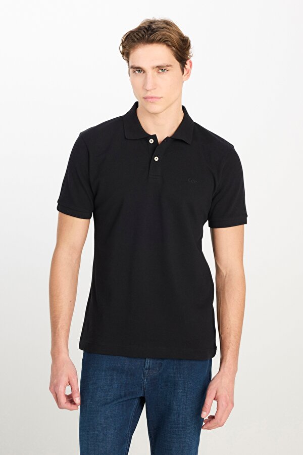 Erkek Polo Yaka T Shirt ML211810001 SİYAH