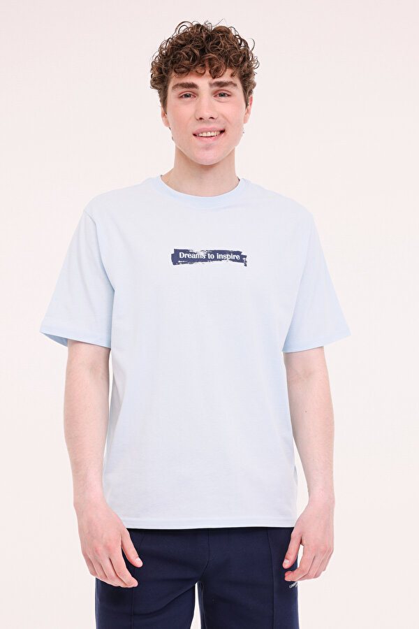 ML RELATE 11URB4002 5FX Mavi Erkek Kısa Kol T-Shirt