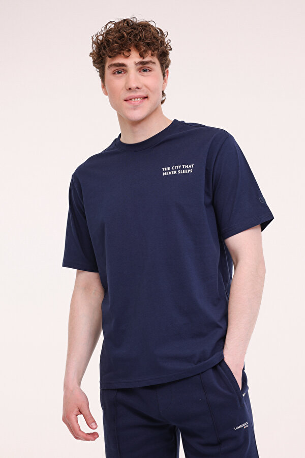 ML RENZO 11URB4005 5FX Mavi Erkek Kısa Kol T-Shirt