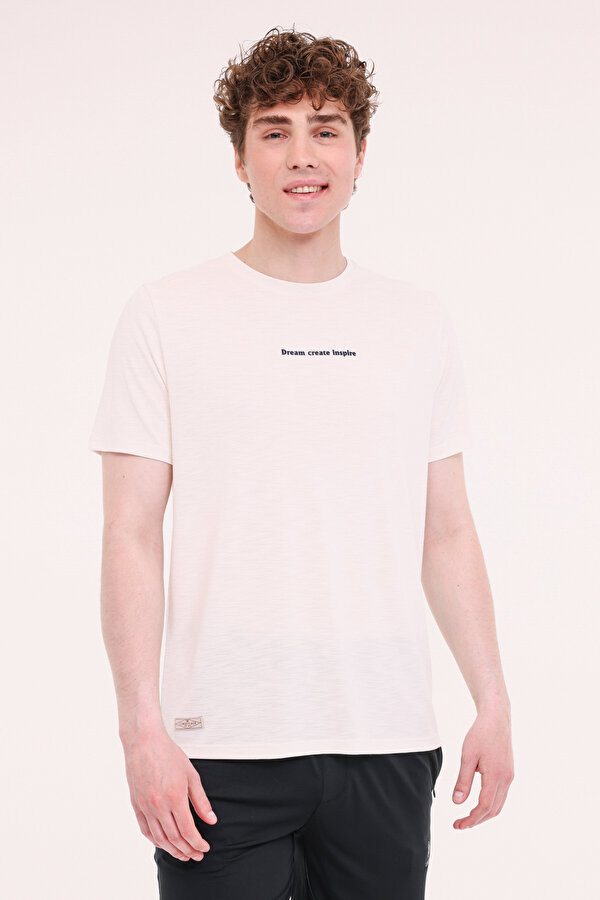 ML JASPER 11URB1052 5FX Beyaz Erkek Kısa Kol T-Shirt