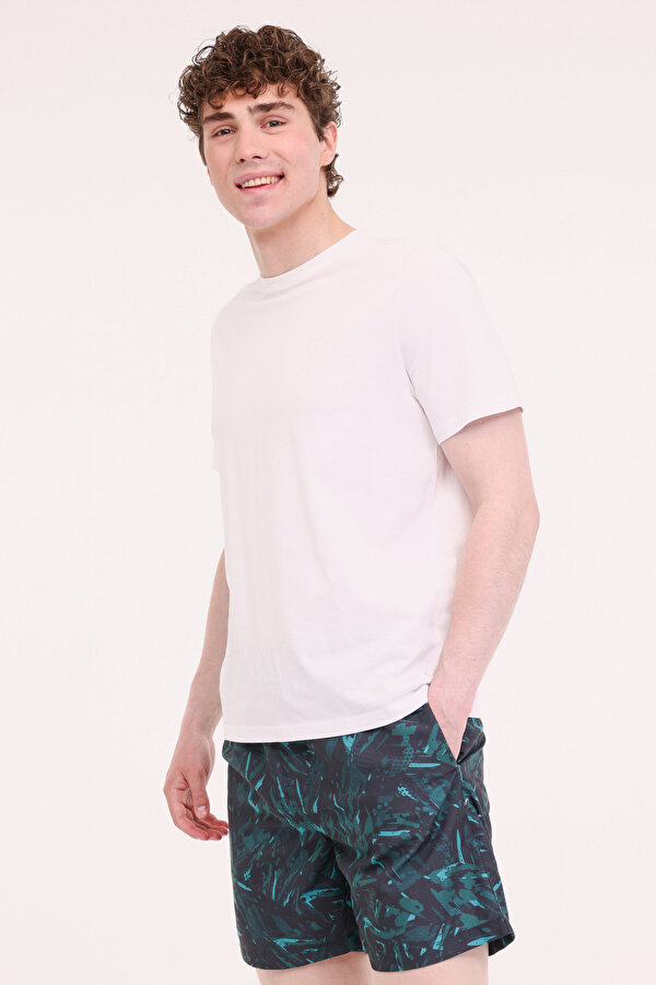 Lumberjack Ml Rex 19Ds1017 5Fx Синий 019 Мужчина Пляжные Шорты