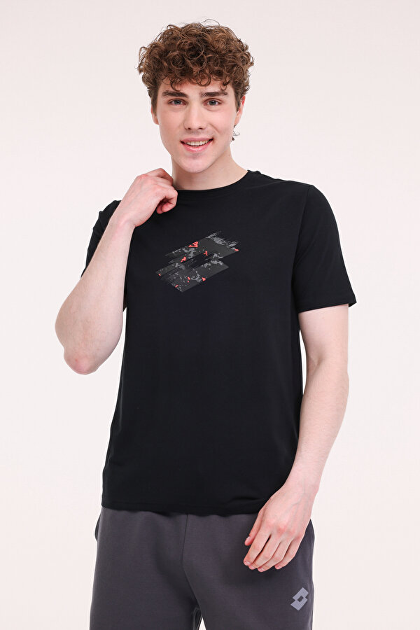 M-FIGURE TEE 5FX Siyah Erkek Kısa Kol T-Shirt