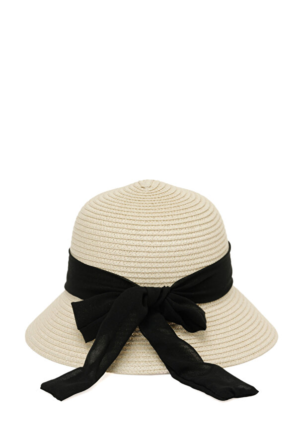 ROMANTIC STRAW-W 5FX Bej Kadın Hasır Şapka