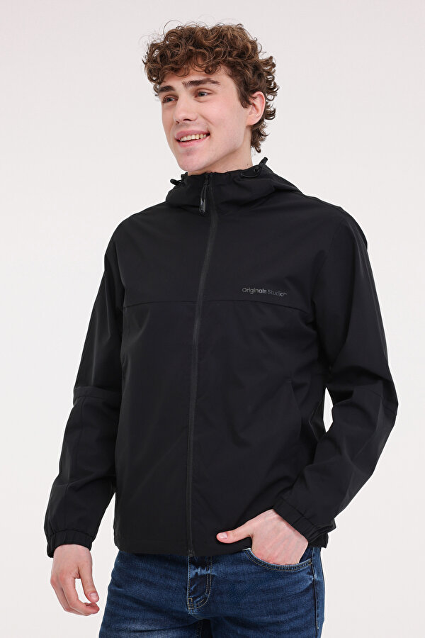 JORVESTERBRO HOOD JACKET Siyah Erkek Ceket
