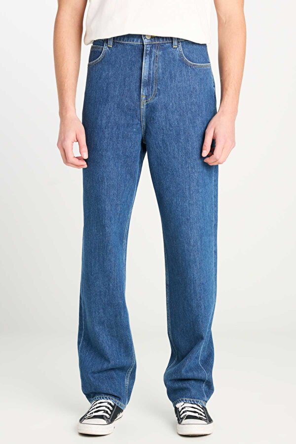 Asher Denim Pantolon Mavi Erkek Pantolon
