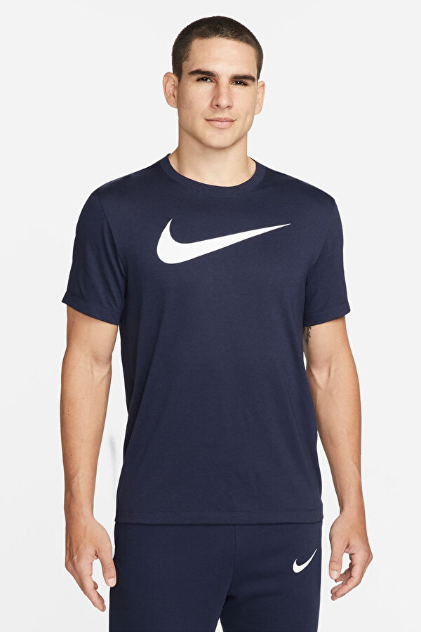 M NK DF PARK20 SS TEE HBR Lacivert Erkek Kısa Kol T-Shirt
