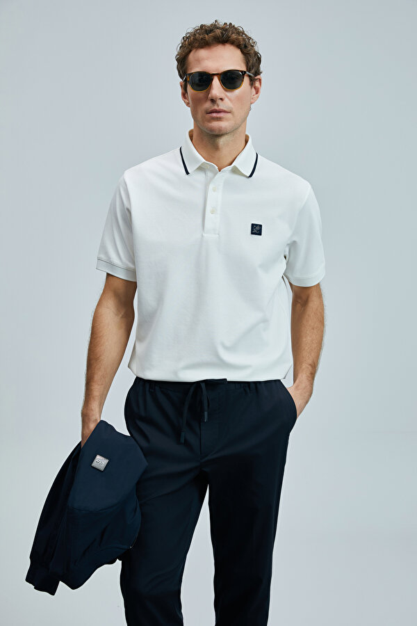 Erkek Echo Smart Polo T-Shirt 111040211 Beyaz