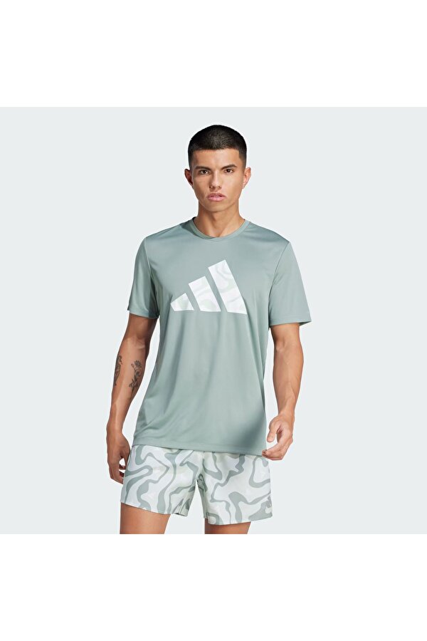 Erkek Koşu - Yürüyüş T-shirt Run It Bl Tee M Jd2334