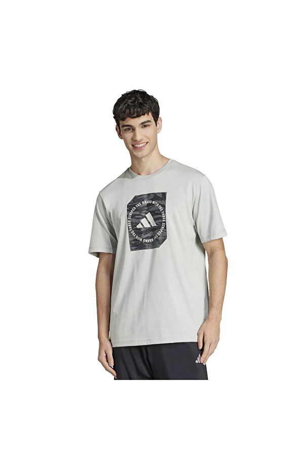 Erkek Günlük T-shirt M C Camo Box T Jı6762