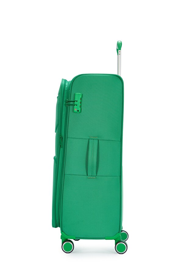 Büyük Boy Kumaş Valiz Yeşil Bnt2400