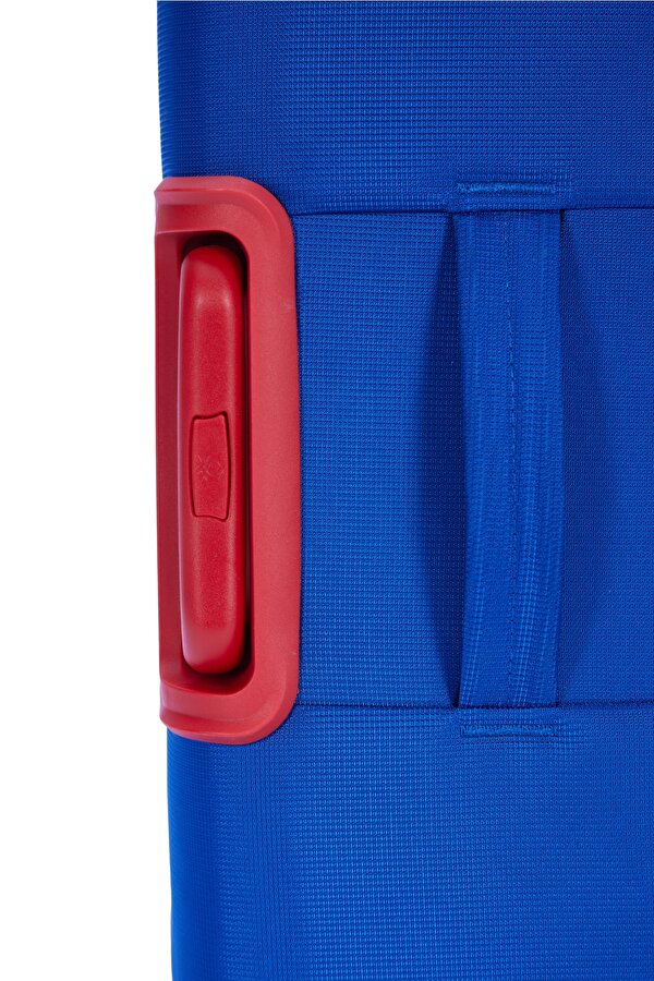 Benetton 2 li Valiz Seti Büyük Ve Kabin Boy Lüx Kumaş Valiz Mavi Bnt2800