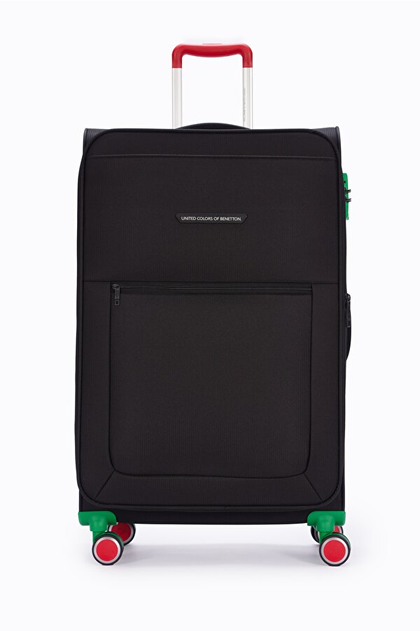 Büyük Boy Kumaş Valiz Siyah Bnt2800