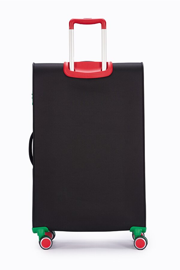 Büyük Boy Kumaş Valiz Siyah Bnt2800