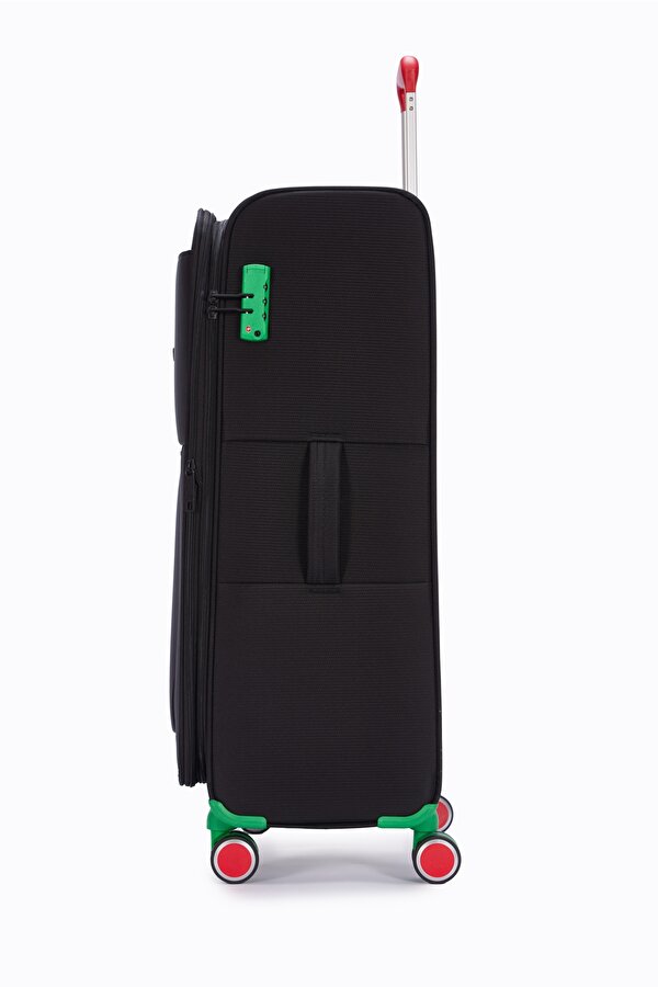 Büyük Boy Kumaş Valiz Siyah Bnt2800