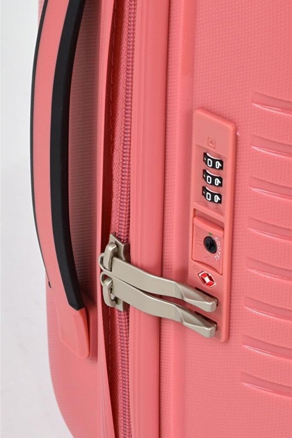 Polipropilen Valiz 2 li Valiz Seti Büyük Boy - Orta Boy Pudra 04pc7060