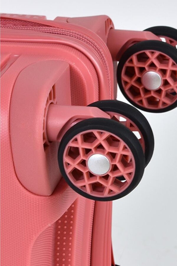 Polipropilen Valiz 2 li Valiz Seti Büyük Boy - Orta Boy Pudra 04pc7060