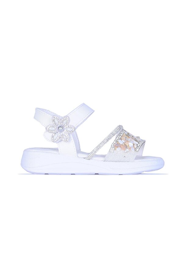 Skuaıter 8110 Barbie Taşlı Kız Çocuk Sandalet