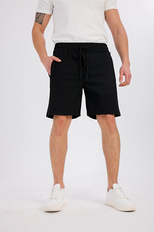 NAUTICUS Cepli Spor Şort - Siyah