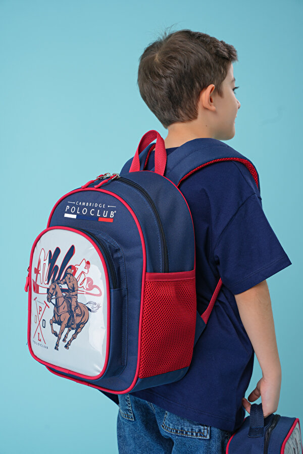 Lacivert Riders 3 lü  Erkek İlkokul Çanta Seti