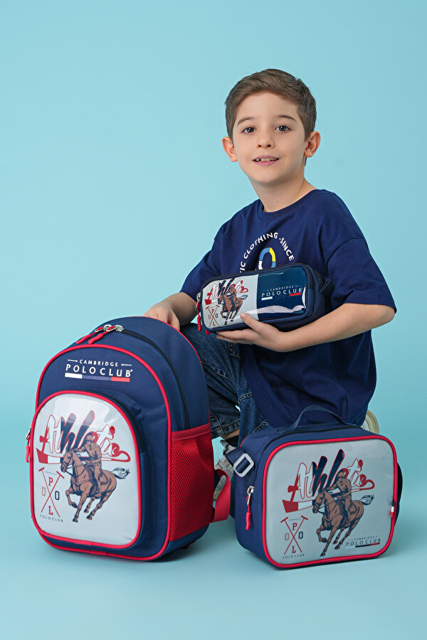 Lacivert Riders 3 lü  Erkek İlkokul Çanta Seti