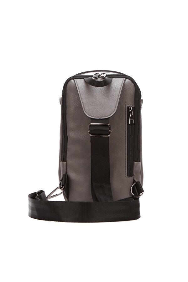 2404-1  Body Bag Çapraz Sırt Omuz ve Göğüs Çantası Uziko GRİ