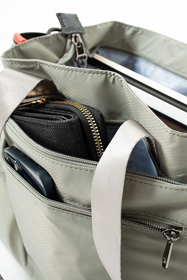 Sn-6007 Kadın Suya Dayanıklı Paraşüt Kumaş  El Omuz Çantası Kol Çantası Çapraz Çantası SİYAH