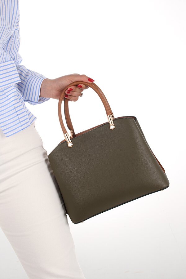 JN-047 KADIN OMUZ EL ÇANTASI KOL ÇANTASI ÇAPRAZ ÇANTASI YEŞİL TABA