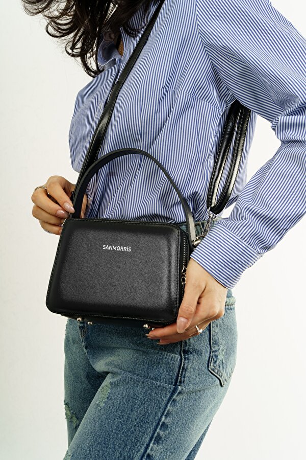 Sn 1427 Kadın El Omuz Çantası Kol Çantası SİYAH