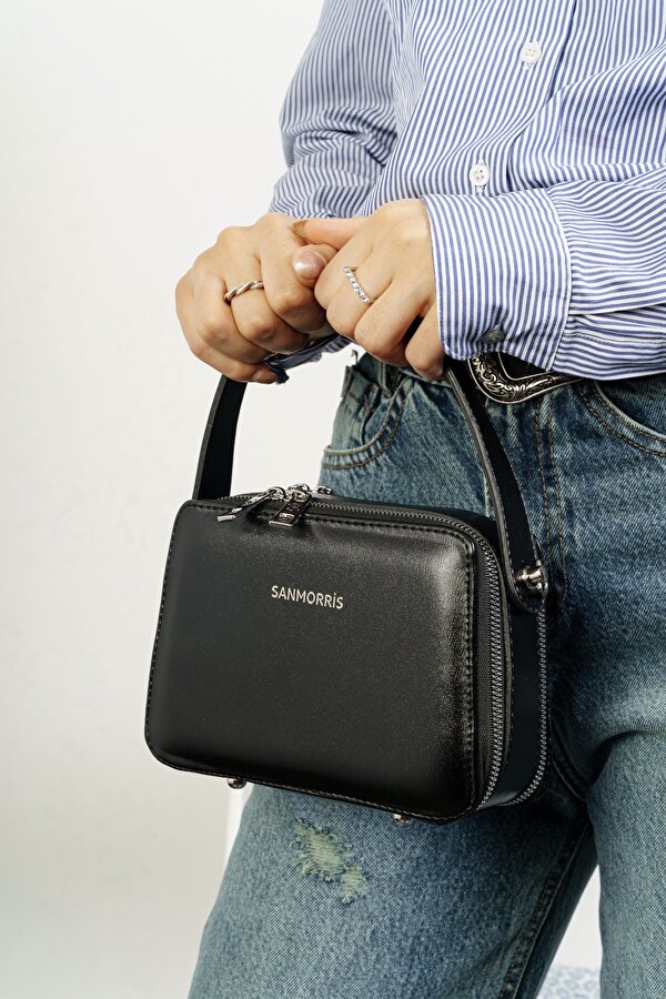 Sn 1427 Kadın El Omuz Çantası Kol Çantası SİYAH