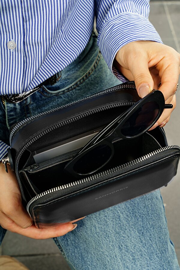 Sn 1427 Kadın El Omuz Çantası Kol Çantası SİYAH