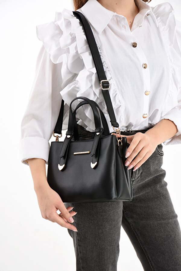 Sn 1425 Kadın Omuz Çantası El Çantası Kol Çantası Günlük SİYAH