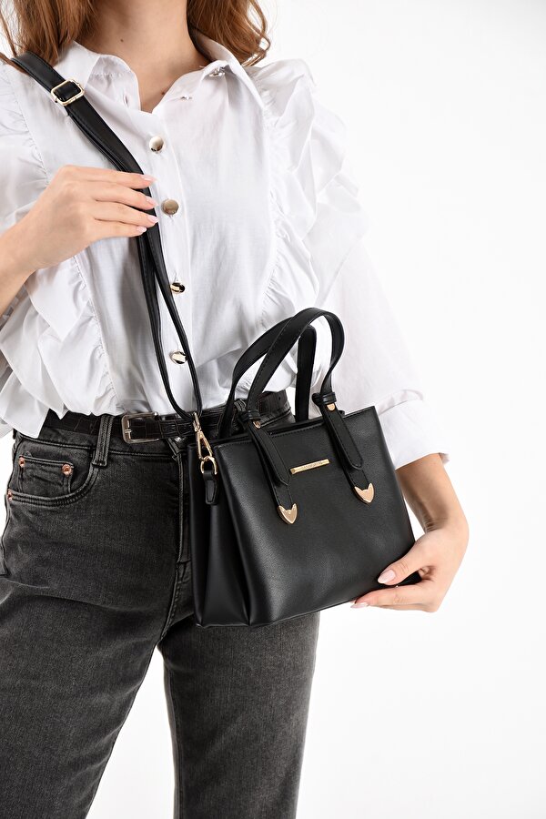 Sn 1425 Kadın Omuz Çantası El Çantası Kol Çantası Günlük SİYAH