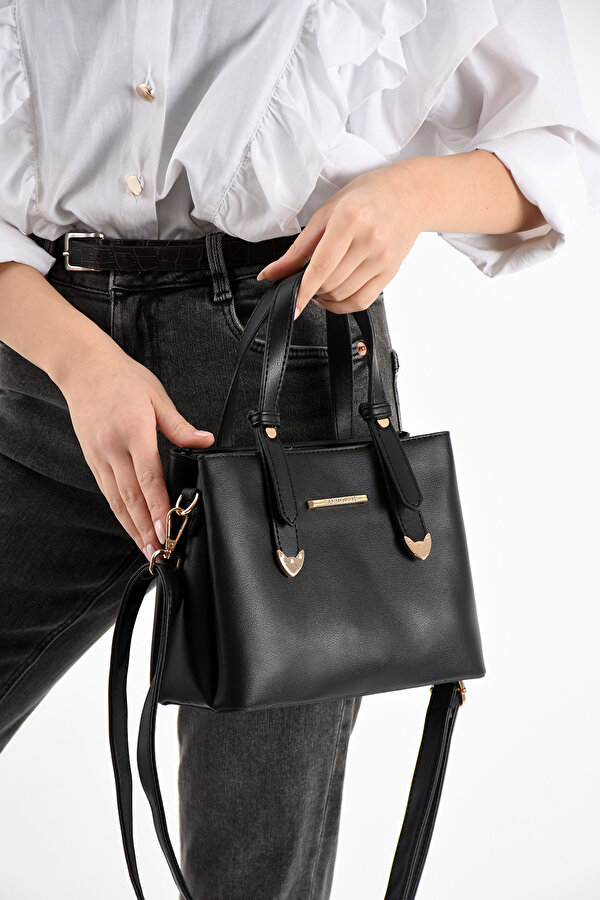 Sn 1425 Kadın Omuz Çantası El Çantası Kol Çantası Günlük SİYAH