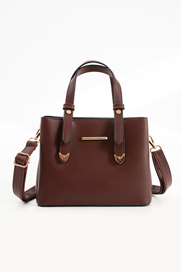 Sn 1425 Kadın Omuz Çantası El Çantası Kol Çantası Günlük BORDO